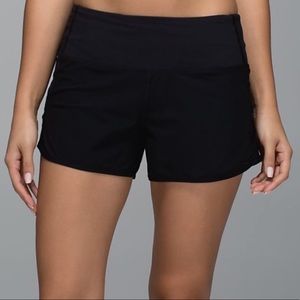 Lululemon Wet Dry Warm Black Shorts